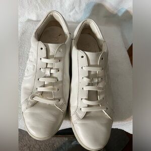 Tory Burch T-Logo White Sneakers SZ 9M, Make OFFER